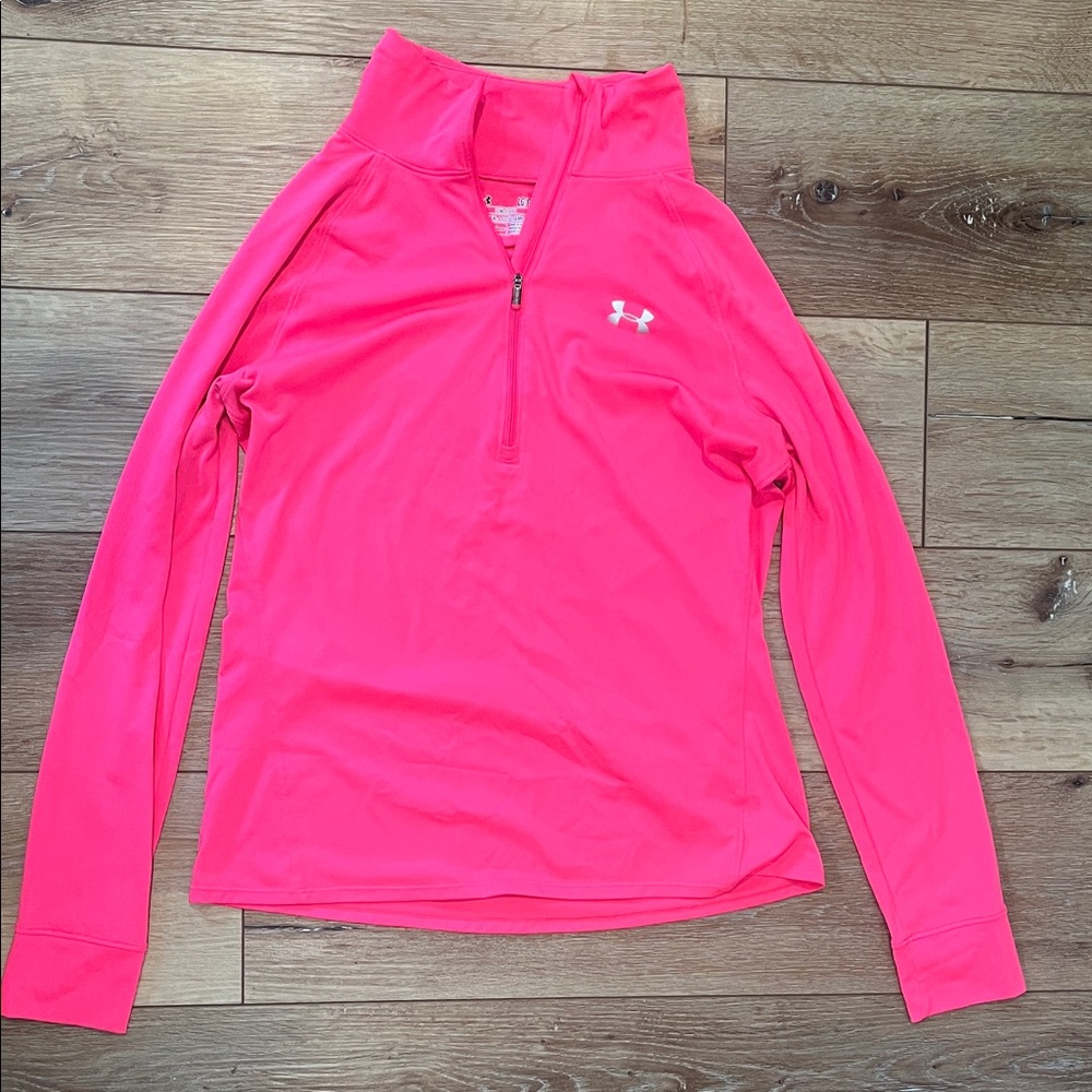 Under Armour Women's Vibrant Pink Swim Top